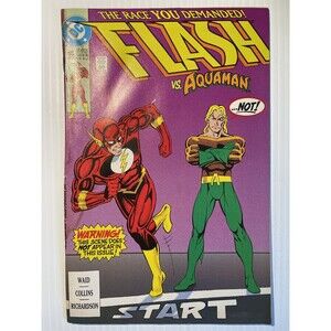 Flash Vs. Aquaman The Race You Demanded! No.66 (1992) DC Comics • Waid, Collins